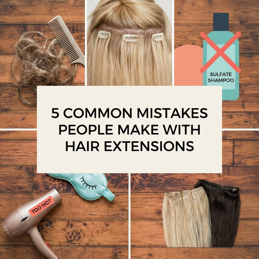 5 Common Mistakes People Make With Hair Extensions (And How to Avoid Them)