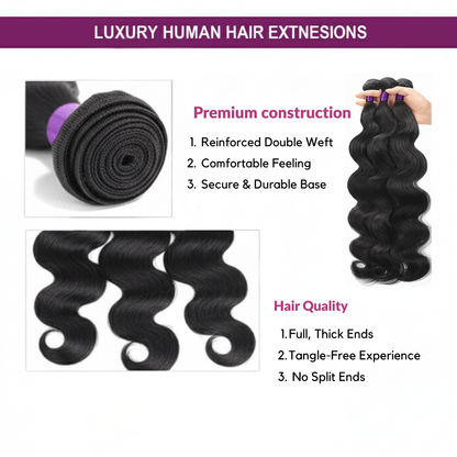 Body Wave Brazilian HD Lace Closure Wig - Zodi's Hair