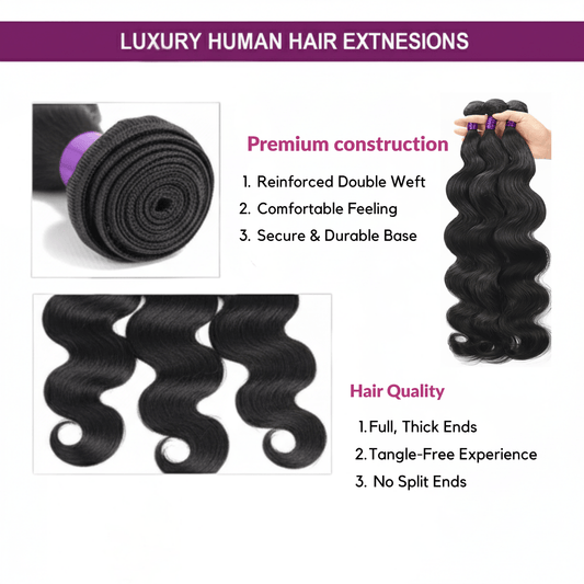 Body Wave Brazilian HD Lace Closure Wig - Zodi's Hair