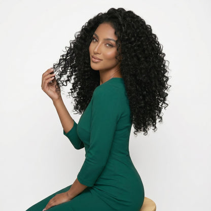 Curly Brazilian HD Lace Closure Wig - Zodi's Hair