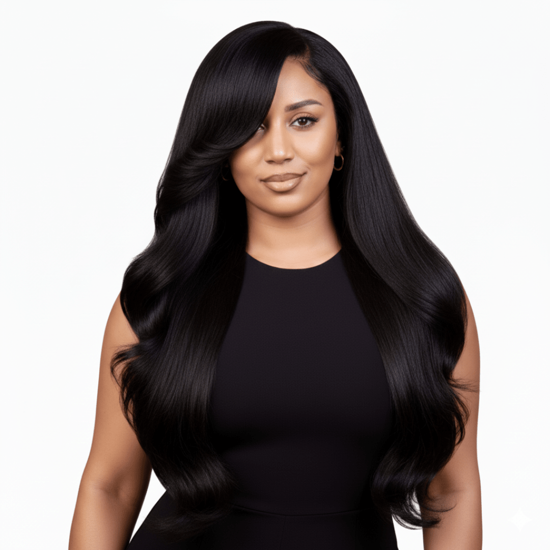 Straight Brazilian Transparent Lace Front Wig - Zodi's Hair