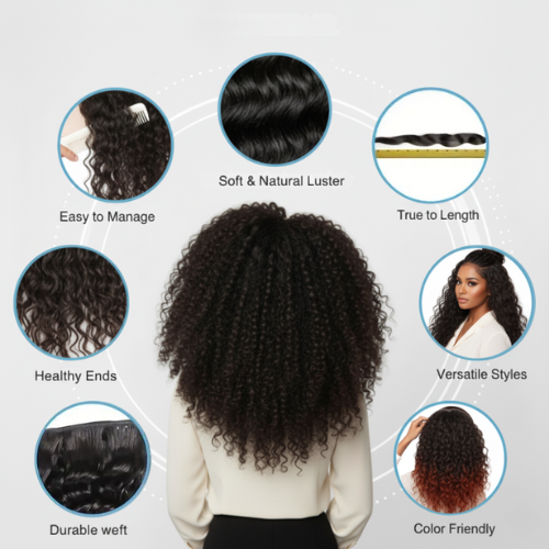 Curly Brazilian Hair Extensions - Image 3