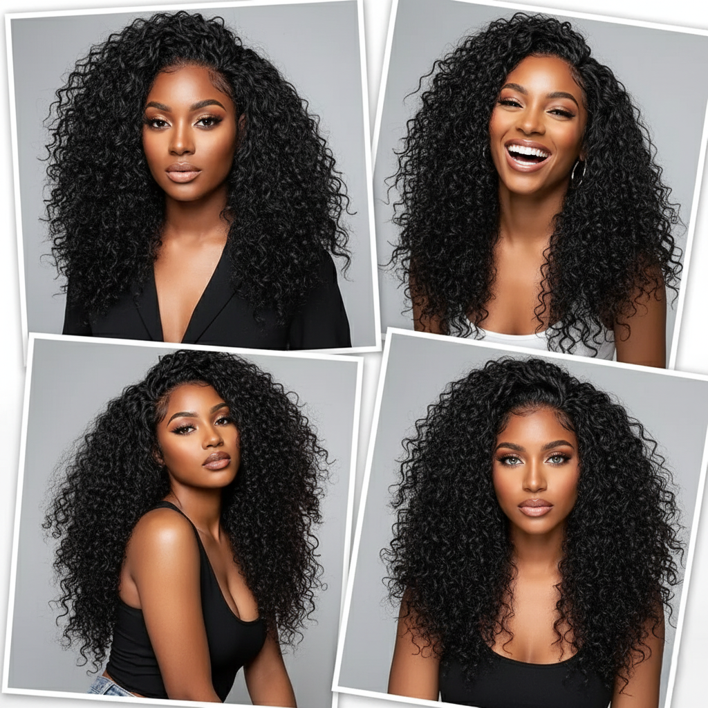 Kinky Curly Hair Extensions - Image 3
